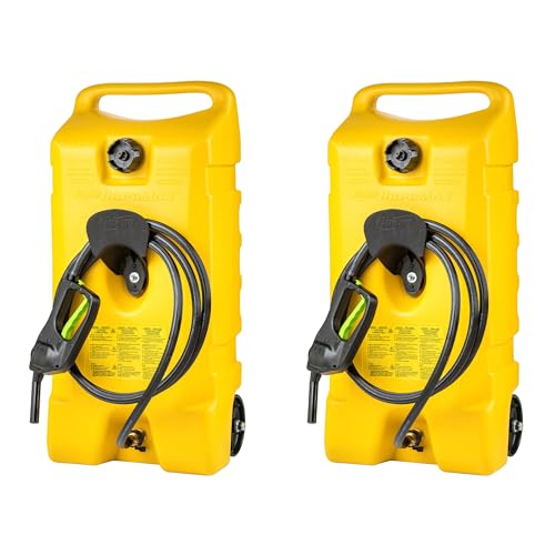 Scepter Flo N' Go Duramax Wheeled Container, Yellow, 14 Gallon, 2-Pack