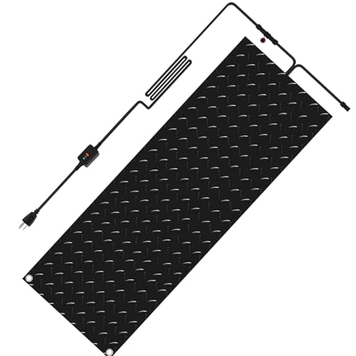 SDTREUU Outdoor Heating pad Sidewalk melt pad, Winter Snow Removal Electric Non-Slip melt pad for Steps, doorways, Sidewalks, driveways, to melt up to 2 inches of Snow per Hour(60x200cm/23.6x79in)
