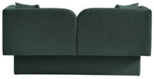 Meridian Furniture Marcel Collection Modern Loveseat Green