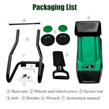 Heavy Duty 4500 RPM Garden Waste Chipper for Backyard Composting 2400W