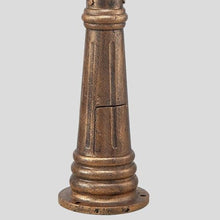iumLeap 2M Traditional Victorian Outdoor Lamp Post Light,Five-Head, Brown Pole for Outside, Anti-Rust Aluminum Ip55 Glass Garden Lawn Path Column Light, Post Lantern E27 Base
