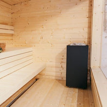 HUUM CORE6 6.5KW Series, Sauna Heater, Customizable Exterior with Control (Sauna Stones Included) (6.5k.W Black Stainless Steel, UKU WiFi - Black)