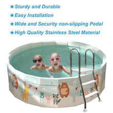 Above Ground Swimming Pool Ladder with Double-Sided Entry, Non-Slip Design, and High Load Capacity for Safe and Easy Access-5 steps/60inch