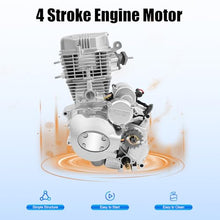 4-Stroke Single Cylinder Engine， 2-in-1 Electric & Foot-Operated Start CDI Electronic Ignition Gas Powered Multi-Use Engine Easy Installation Low fuel consumption for 200cc 250cc ATV Models