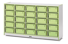 Jonti-Craft Rainbow Accents 25 Tub Mobile Storage Key Lime
