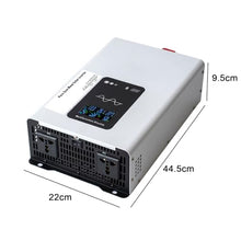 12000W DC 12V/24V/48V/60V/72V Pure Sine Wave Inverter Charger Split Phase DC Input AC Output 120V/240V Low Frequency Solar Power Inverter Converter,60V to 110V