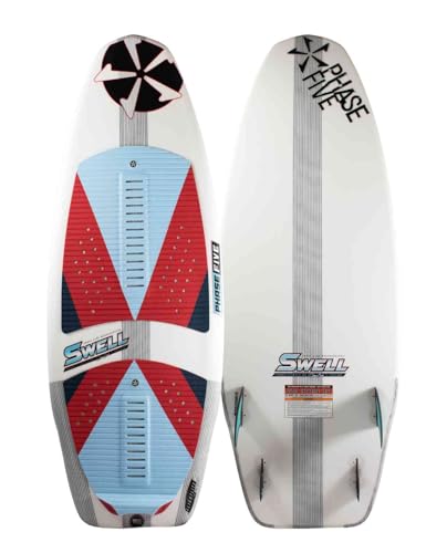 Phase Five Wakesurf Board SWELL 55" White/Red/Blue
