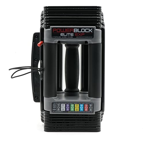 POWERBLOCK Elite EXP Adjustable Dumbbells Black