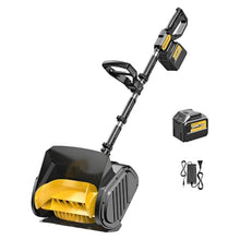 Handheld Electric Snow Shovel with Battery and Charger, Efficient Snow Removal, Retractable Snow Thrower for Driveway Winter Snow Removal(One Battery)