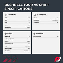 PlayBetter Bushnell Tour V6 Shift Golf Rangefinder with Slope - Black Shift