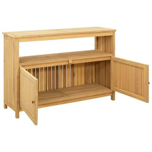 FMPGJLYH Garden Console Table, Solid Acacia Wood Storage Unit