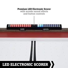 Hall of Games 5.5' Arcade Air Hockey Table & Tennis Top 2-in-1 Set Wood Grain/Red/White Black