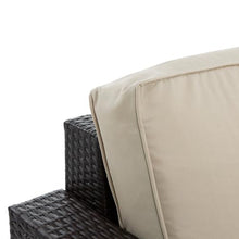Serta Laguna Resin Outdoor Patio Furniture Collection, Sofa, Brown Wicker