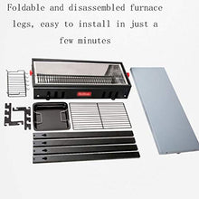 Outdoor Folding Barbecue Home 5 People Charcoal Barbecue Field Thickening Barbecue BBQ Grill (Color : B)