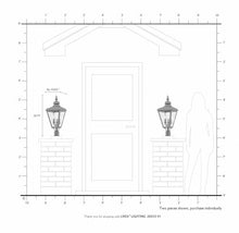 Livex Lighting 20433-01 Transitional Three Light Post-Top Lanterm from Cambridge Collection Finish, 10.63 inches, 26.75x10.63x10.63, Antique Brass