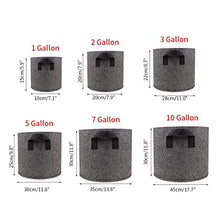 5pcs Gallons Felt Grow Bag Plant Fabric Grow Pots Garden Planter Bag Vegetable Pots with Handles Planting Planter Pots (Size : 7 Gallon) (10 Gallon)