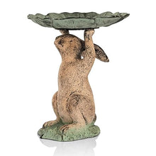 SPI Home Rabbit Birdbath Outdoor Garden Décor
