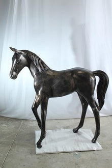 Nifao Arabian Colt Aluminum, Horse Medium Bronze Statue, 50"L x 15"W x 52"H