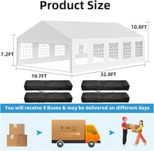 GarveeLife 20x32 FT Heavy Duty Wedding Canopy Tent White