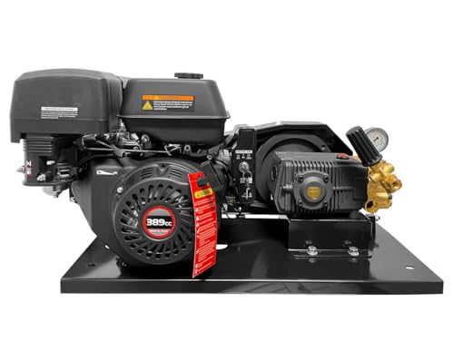 Canpump Belt Drive High Flow Pressure Washer 1900 PSI, 9.2 GPM – Triplex Power Washer Pump, 13 HP Loncin Engine – Electric Start, Commercial Grade, Fully Serviceable w/External Unloader