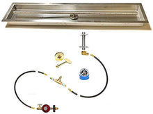 EasyFirePits Deluxe Tank-in-Table Propane Gas Fire Pit Linear T-Burner Pan & Complete Connection Kit (28.00, 24" T-Burner PAN 28X10 in)