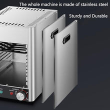 GESAIDES Electric Steak Grill, Portable Broiler, 800℃ Stainless Steel Barbecue Grill with 10-Tier Adjustable Rack, Steak Cooker Machine for BBQ, Toast, Grill