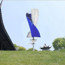 YHJLZNA Wind Power Turbine Generator,Vertical Axis Breeze Start Wind Solar Complementary Magnetic Levitation Axis Wind Turbine Generator Power for Outdoor Garden(Size:12V,Color:200W)