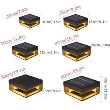 Xinmeiyue Outdoor Solar Pillar Lights - Black Modern LED Solar Powered Lamp for Yard, Garden, and Deck - Warm White Vintage Design(60cm)