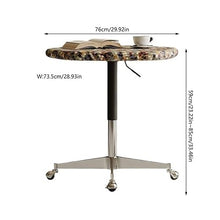 CHmrfvqtus Couch Side Table Small Tea Table for Home Use Liftable Sofa Side Living Room Movable Creative