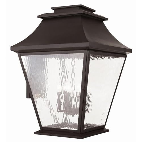 Bailey Street Home Coastal 6 Light Outdoor Wall Lantern Bronze 21x30 inches