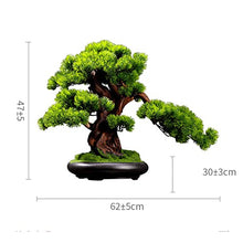 YXIANG56Q Fake Plants Artificial Bonsai Tree Potted Plant Ornament Bonsai Simulation Bonsai Green Plant Fake Plant Decoration Potted Artificial House Plants for Desk Home Office Display Bonsai Tree