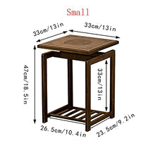 Wooden Vase Base Potted Plant Stand Decorative Flower Pot Rack Indoor Planter Holders Pots Containers Supports Corner Display Stand Garden Plant Stand Display Stand (Color : Br (Brass)