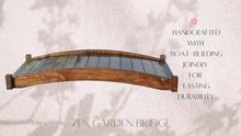 SamsGazebos Zen Japanese Style Wood Garden Bridge 6' Brown