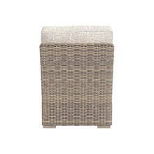 Misc Beige Outdoor Armless Chair by Aluminum Resin Wicker Cushion Included
