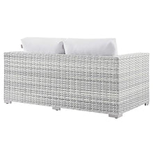 Modway EEI-4306-LGR-WHI Loveseat Light Gray White