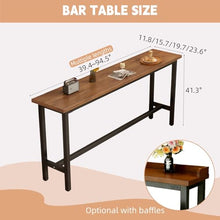 ORNDYDM Bar Table for Indoor,41 Inch Counter Height Table,High Top Table for Kitchen Dining,Home,Patio,Balcony,Backyard,Cafe
