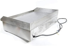 XQZMZSCP Electric Countertop Flat Top Griddle,4400W Commercial Restaurant Teppanyaki Grill,Stainless Steel with Adjustable