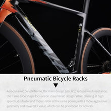 SAVADECK Carbon Fibre Road Bike Hydraulic Oil Disc - Twilight-Orange