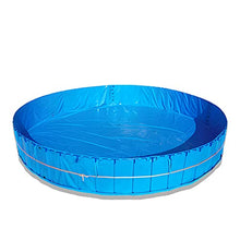 LZMZMQ Extra Large Round Canvas Pool, Portable Piscinas para Adultos with Drain Valve, Outdoor Saltwater Pool for Toddlers Age 1-3/ Kids Ages 8-12(6X1.2M/34000L/8981GAL)