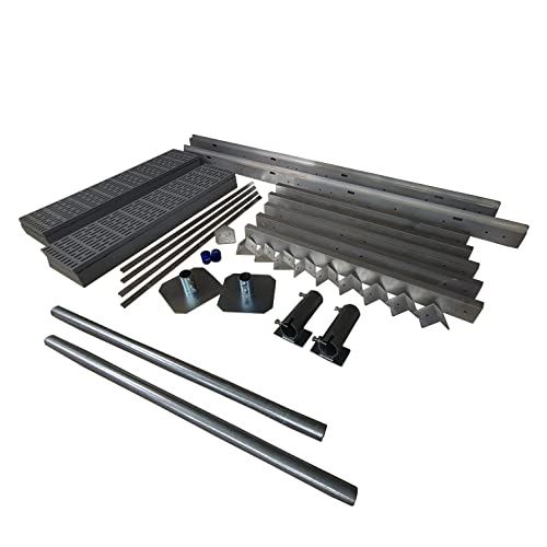Patriot Docks 24ft Low Pro Aluminum Frame Dock Kit with Reinforced Poly Decking