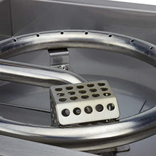 Celestial 10" Square CSA Certified Fire Pit Burner Kit, Flame Sensing, Stainless Steel, Propane, Electronic Ignition