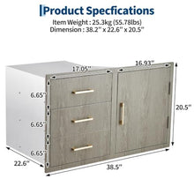 Outdoor Kitchen Door Drawer Combo with Drawers, Stainless Steel Cabinets