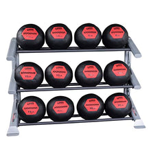 Body-Solid Pro Club Line SDKR 3 Tier Med Ball Rack Grey/Black