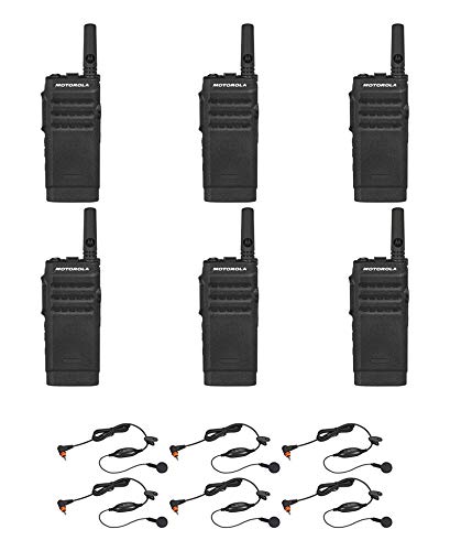 SR-Moto SL300-V-SC-2 VHF Digital DMR Radio with Earbuds (6 Pack)
