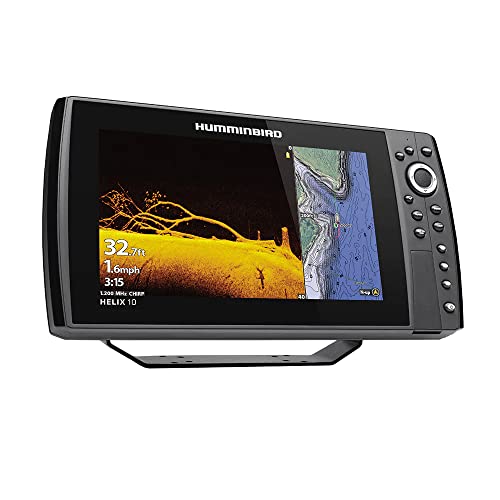 Humminbird Helix 10 Chirp MEGA DI+ GPS G4N Fish Finder Control Head Only Black