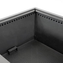 Blue Sky Outdoor Living Square Mammoth 28" Patio Smokeless Fire Pit with Spark Screen and Screen Lift