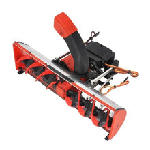 RC Electric Snow Plow Turbine Snowblower, 3D Printed Metal Shovel Bucket Assembly, 360° Rotating, for 1/12 1/14 Bulldozer Car