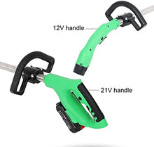 AMYYTL Cordless Grass Strimmer Electric Lawn Mower Rechargeable 1500W Wireless Lawn Mower Outdoor Small Household Multifunctional Cutting Artifact