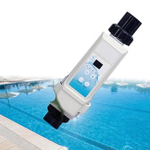 WTRYRN Saltwater Chlorine Generation Machine,Salt Water Pool Chlorination System Replacement,with Salinity Display,Complete Functions,for Swimming Pools 8g/h