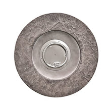 Christopher Knight Home Hoonah Circular MGO Fire Pit with Grey Top - 40,000 BTU, 32", Natural Stone / Grey Top